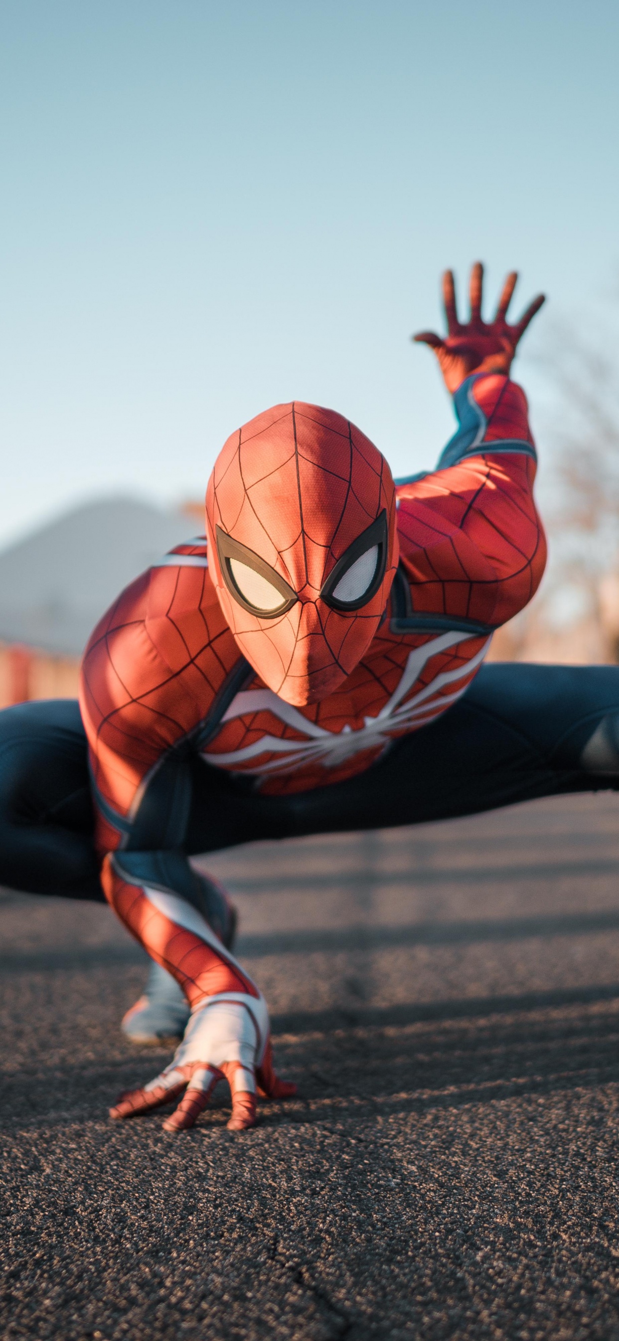 Обои человек-паук, Капитан Америка, супергерой, Железный человек, Танос в разрешении 1242x2688