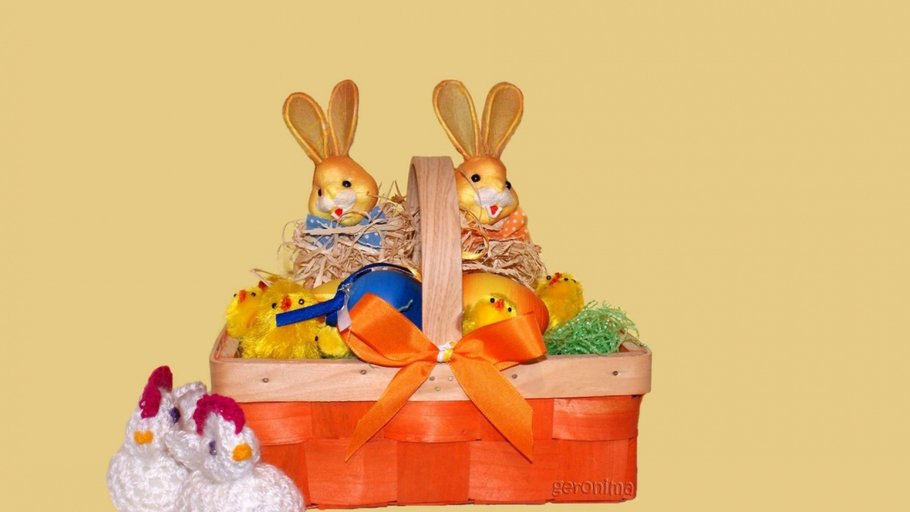 Обои пасхальное яйцо, Рождество, яйцо, Новый год, курица в разрешении 1280x720