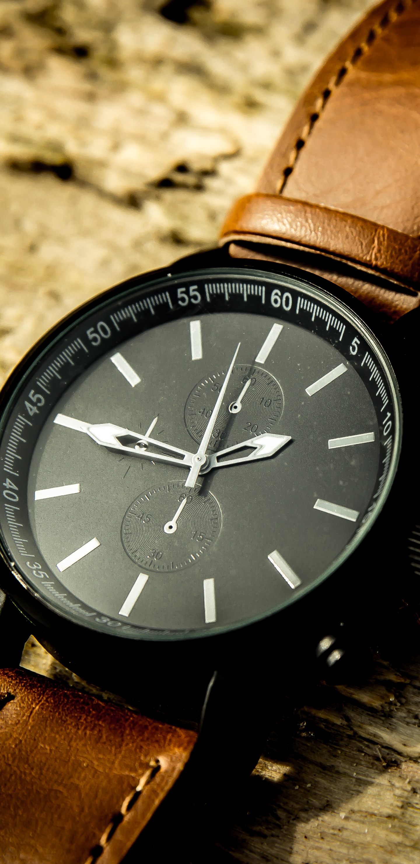 Обои часы, ремень, аналоговые часы, часы аксессуар, модный аксессуар в разрешении 1440x2960