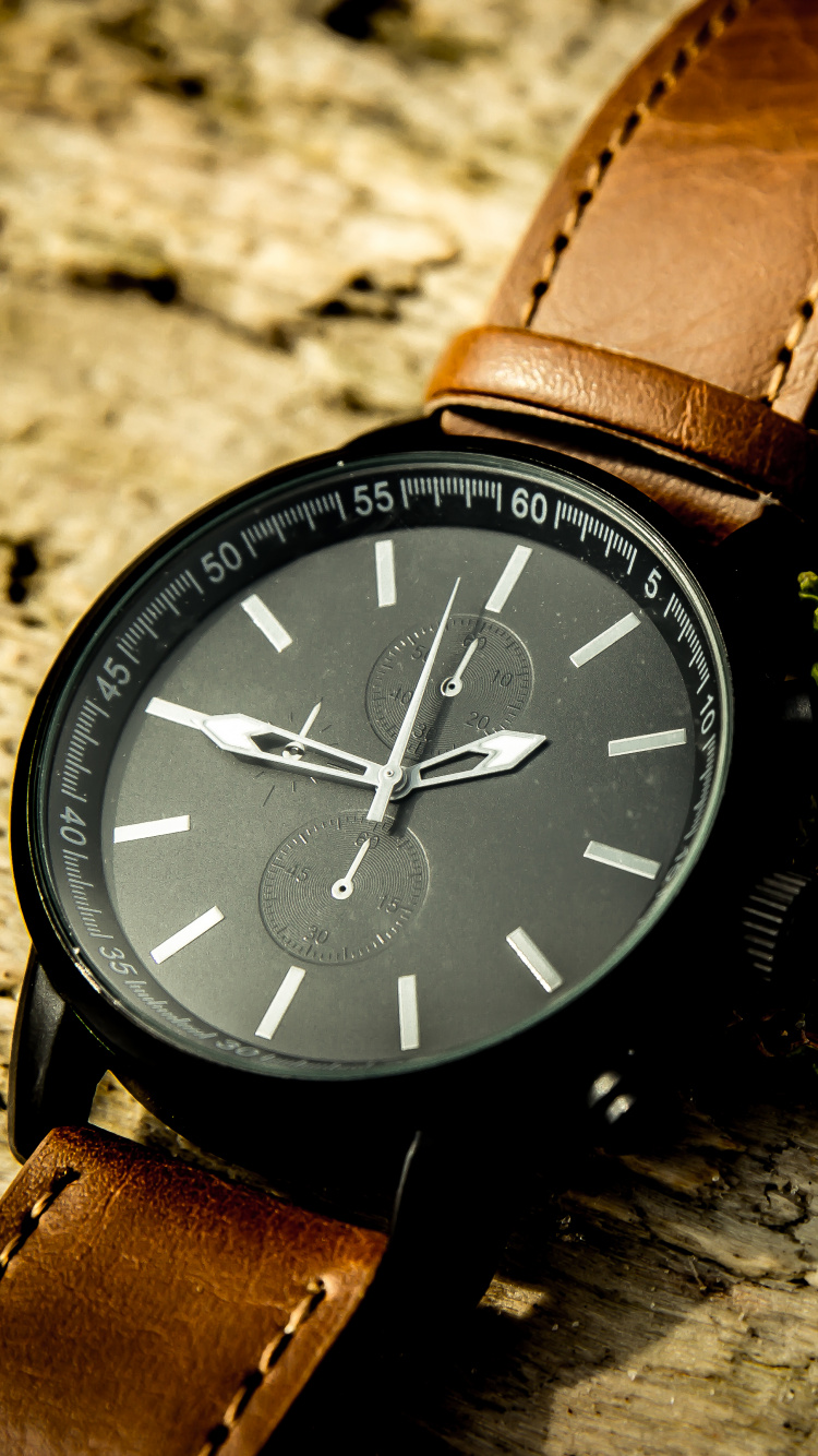 Обои часы, ремень, аналоговые часы, часы аксессуар, модный аксессуар в разрешении 750x1334