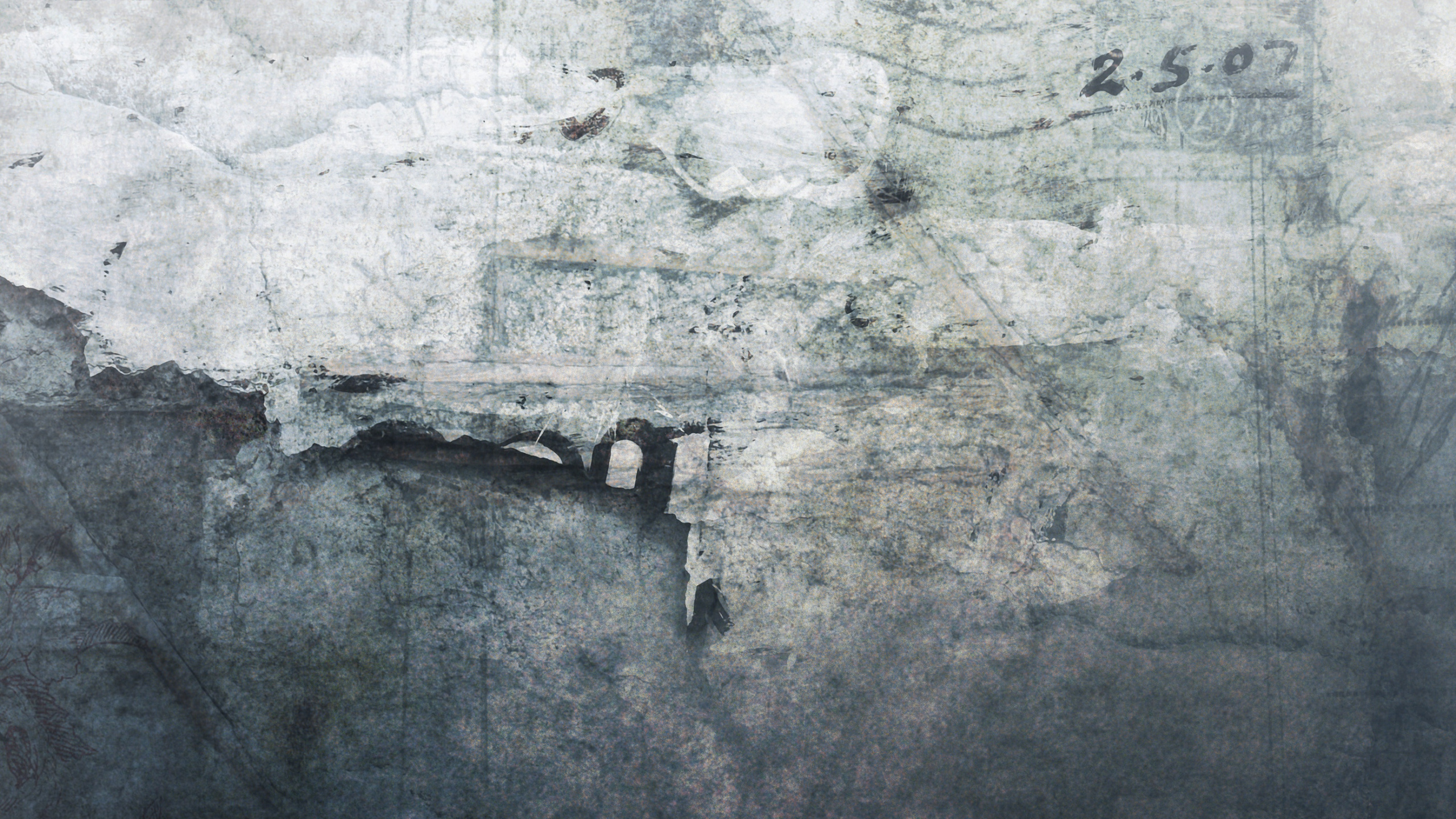 Обои гранж, стена, живопись, визуальное искусство, бетон в разрешении 2560x1440