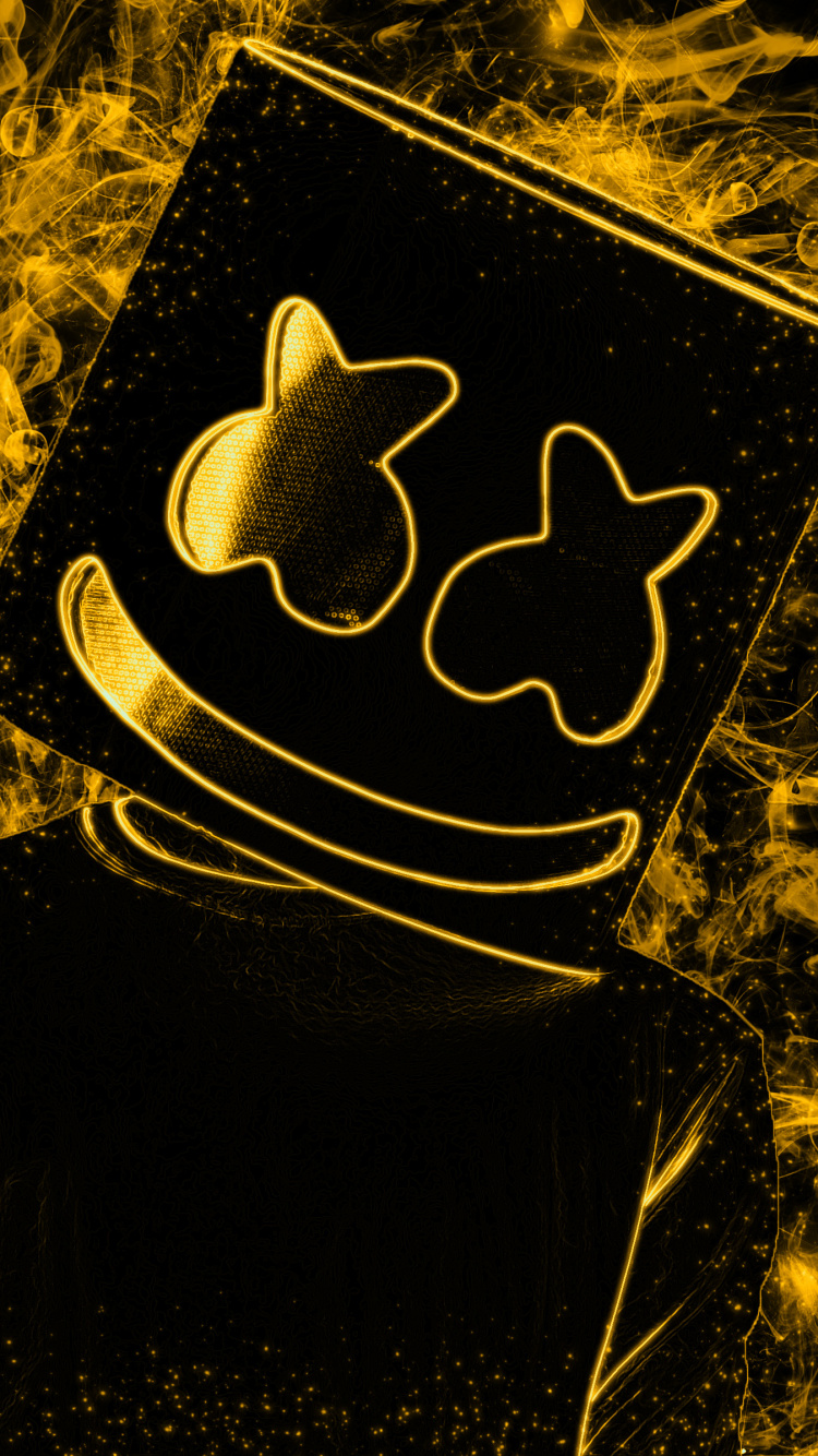 Обои арт, черный, графический дизайн, каллиграфия, графика в разрешении 750x1334