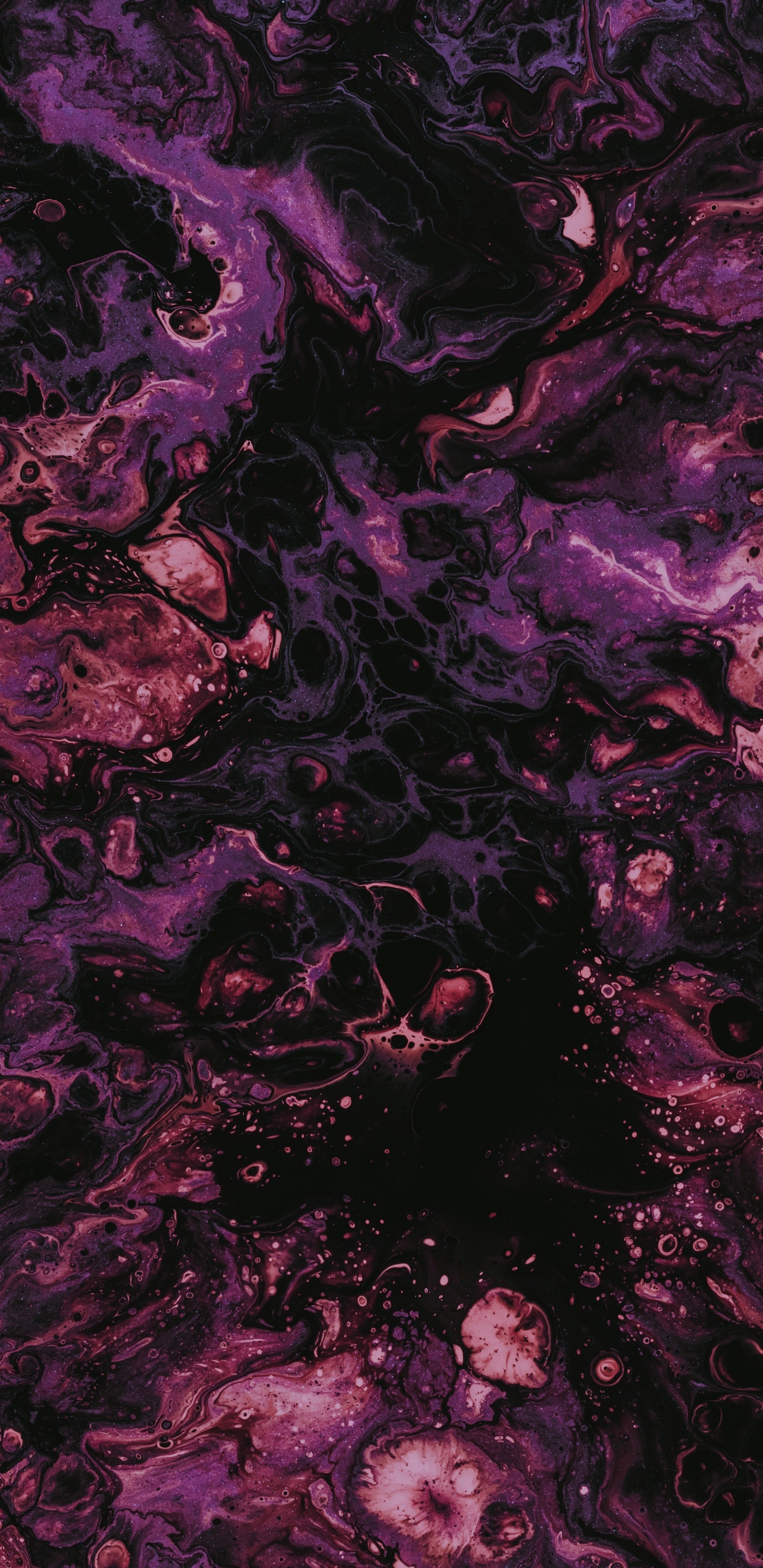 Обои свет, пурпур, жидкий, розовый, Фиолетовый в разрешении 1440x2960