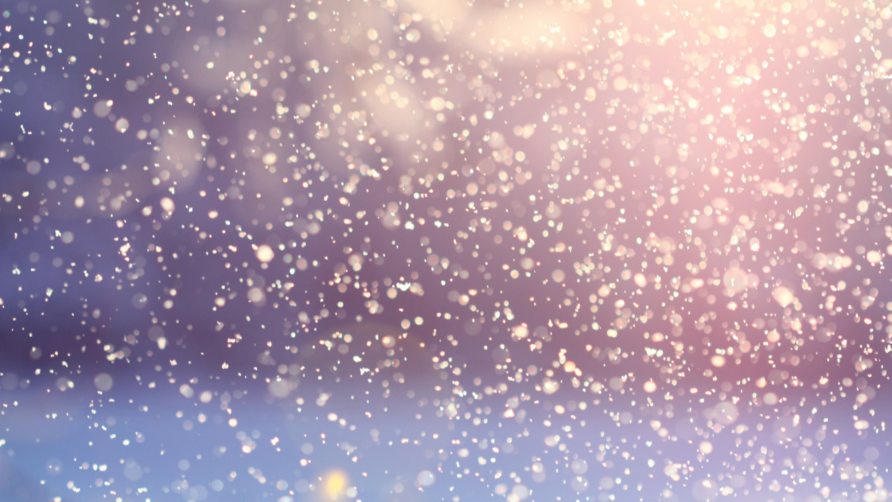 Обои снег, пурпур, атмосфера, космос, лыжня в разрешении 1280x720