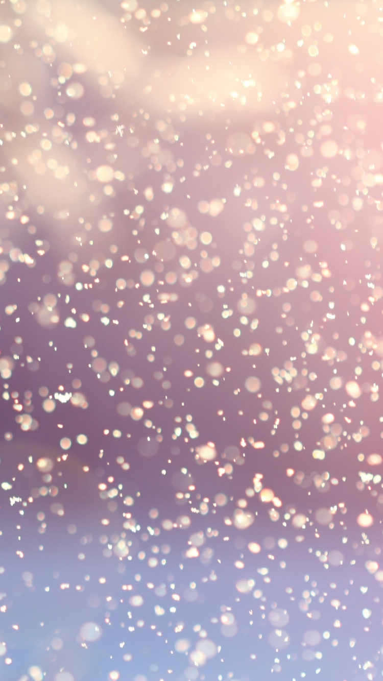 Обои снег, пурпур, атмосфера, космос, лыжня в разрешении 750x1334