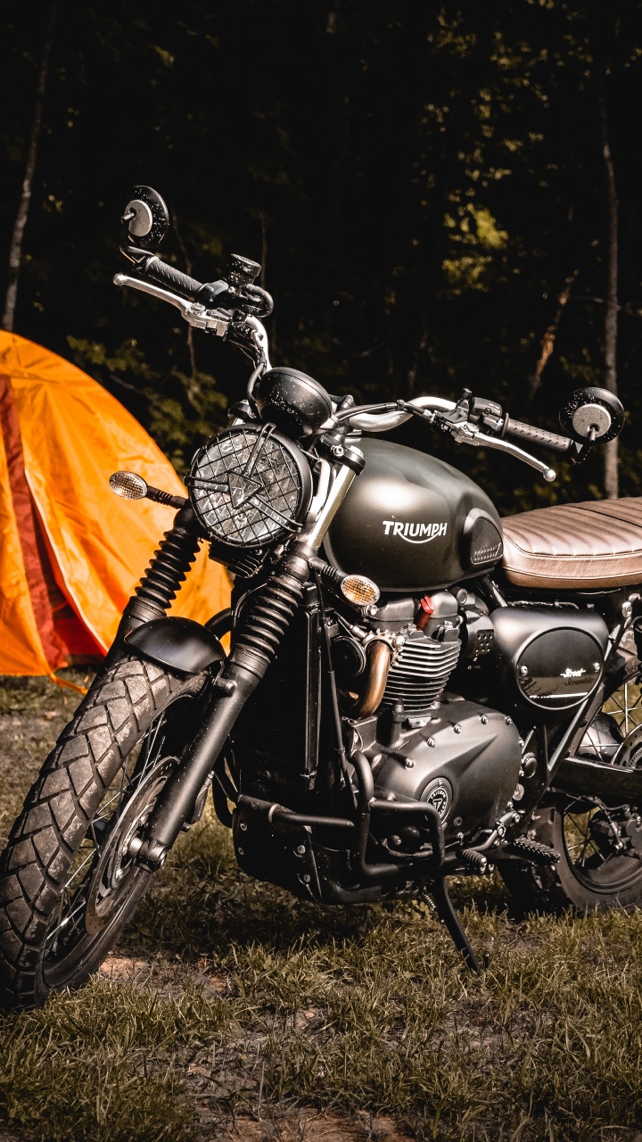 Обои мотоцикл кемпинг, мотоцикл, Кемпинг, палаточный лагерь, Дайтона Бич Неделю Велосипед в разрешении 720x1280