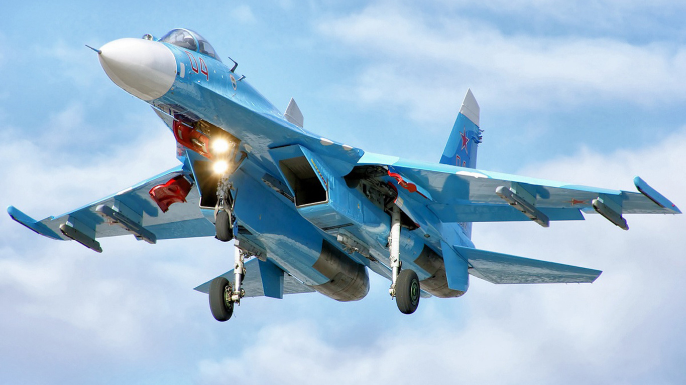 Обои Су 27, военный самолет, самолеты, сухой, самолет в разрешении 1366x768