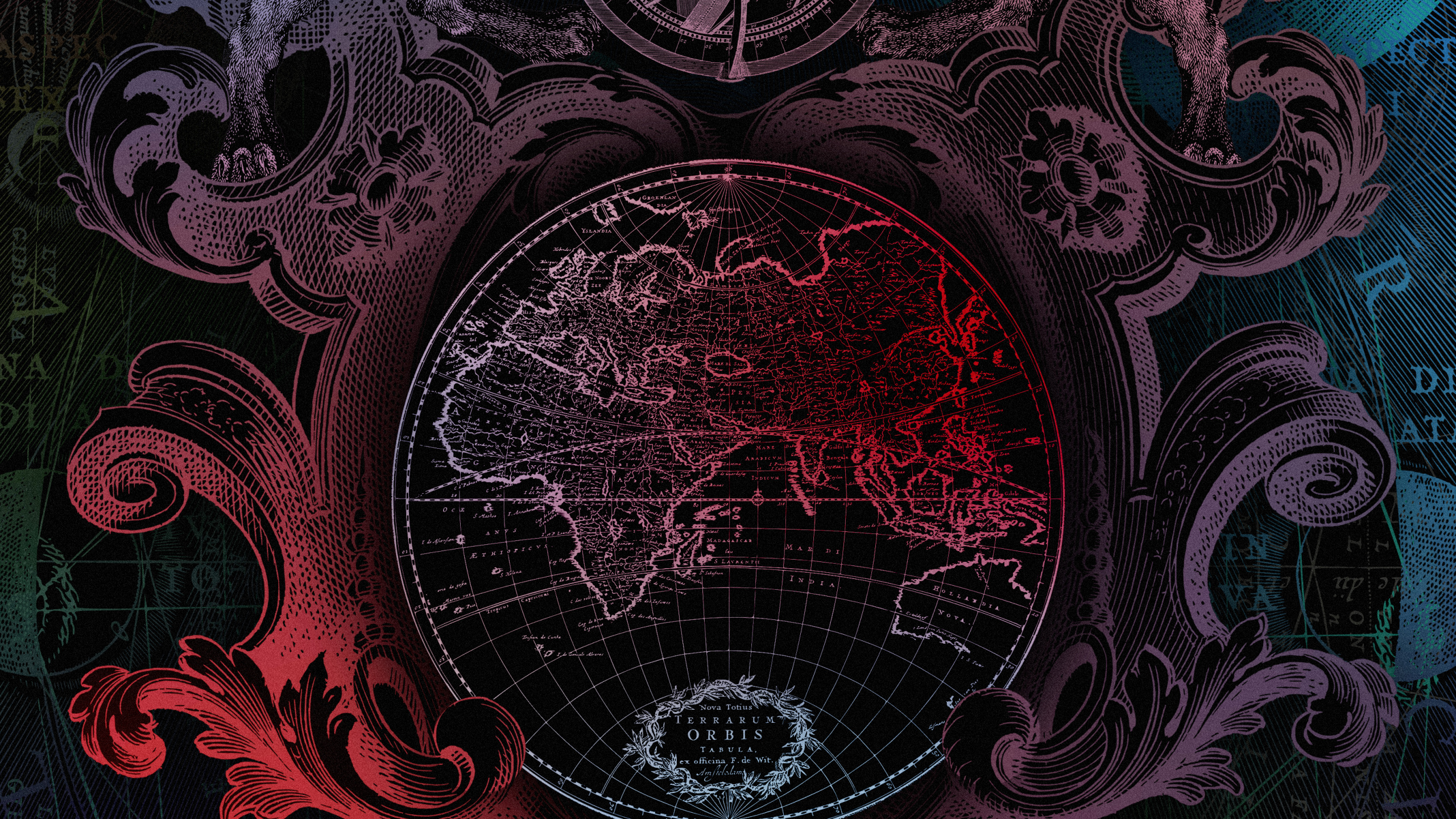 Обои фрактальное искусство, арт, рисование, визуальное искусство, постер в разрешении 2560x1440