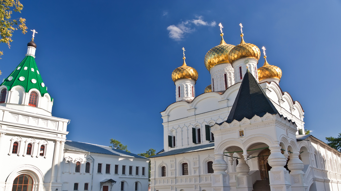 Обои ориентир, место поклонения, здание, церковь, историческое место в разрешении 1366x768