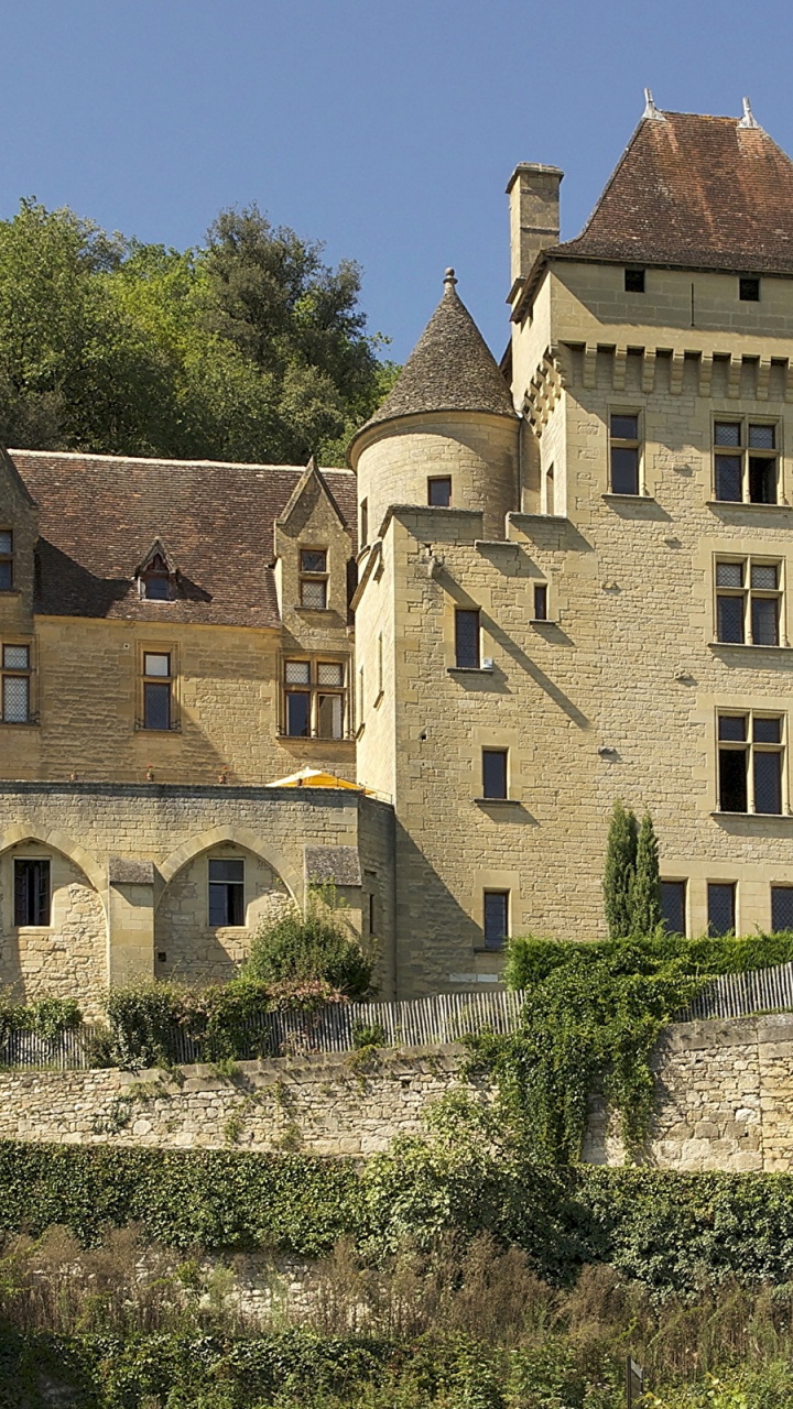 Обои Chteau де ла Malartrie, Ла Malartrie, замок, средневековая архитектура, здание в разрешении 720x1280