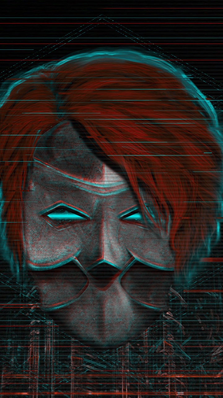 Обои темнота, текст, красный цвет, графический дизайн, арт в разрешении 720x1280