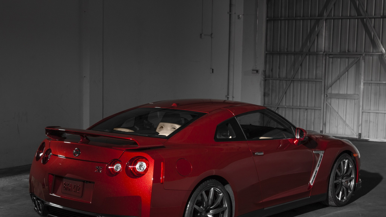 Обои 2014 Nissan GT-R, спорткар, Ниссан, авто, суперкар в разрешении 1280x720