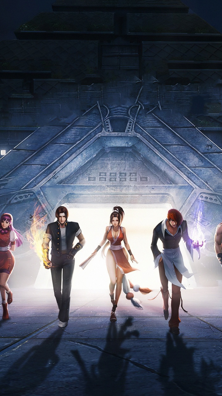 Обои темнота, Цифровой композитинг, игра-боевик, вымышленный персонаж, Король бойцов все звезды в разрешении 720x1280