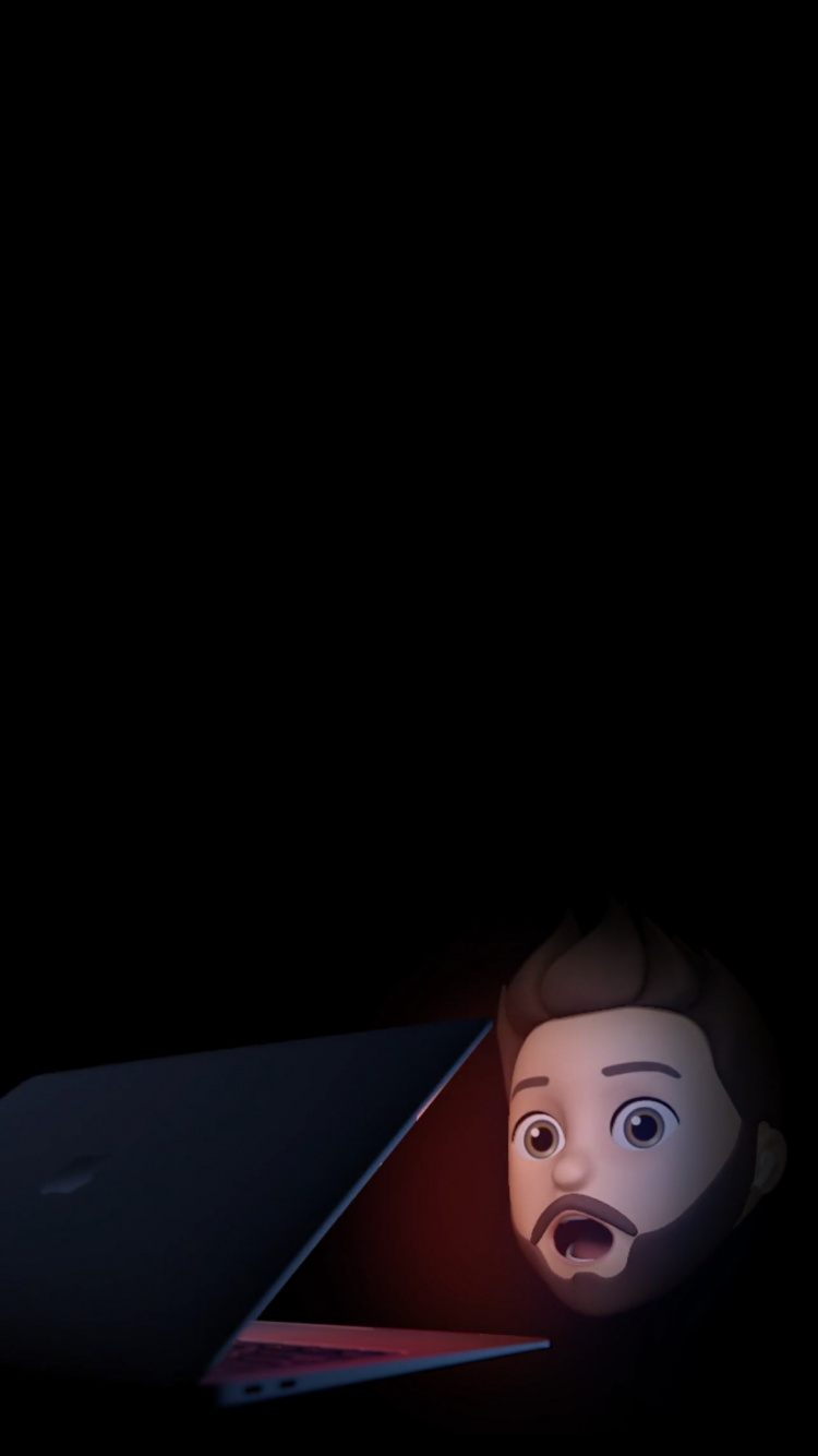 Обои темнота, анимация, графика, графический дизайн, ночь в разрешении 750x1334