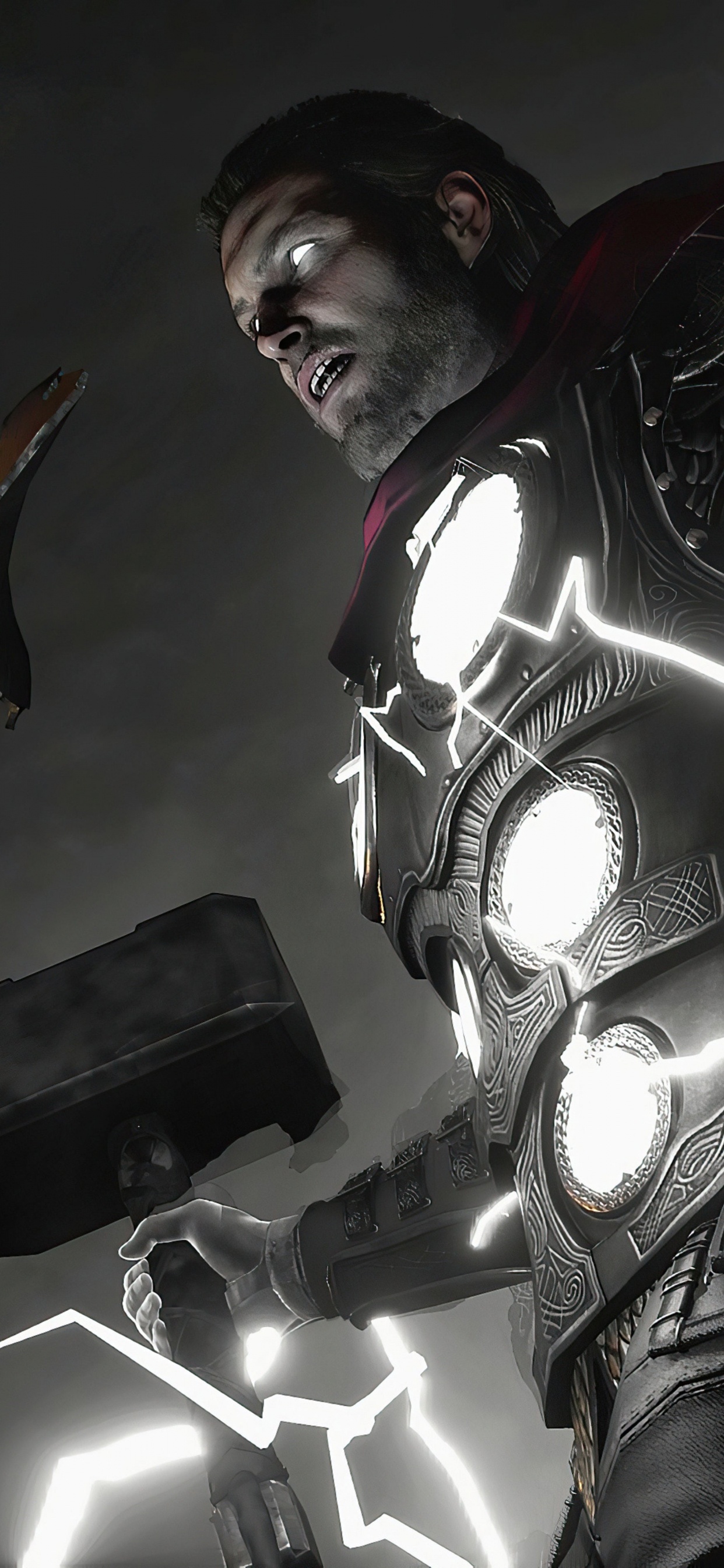 Обои Тор Рагнарок, чудеса Мстители, ТОР, Локи, Халк в разрешении 1242x2688