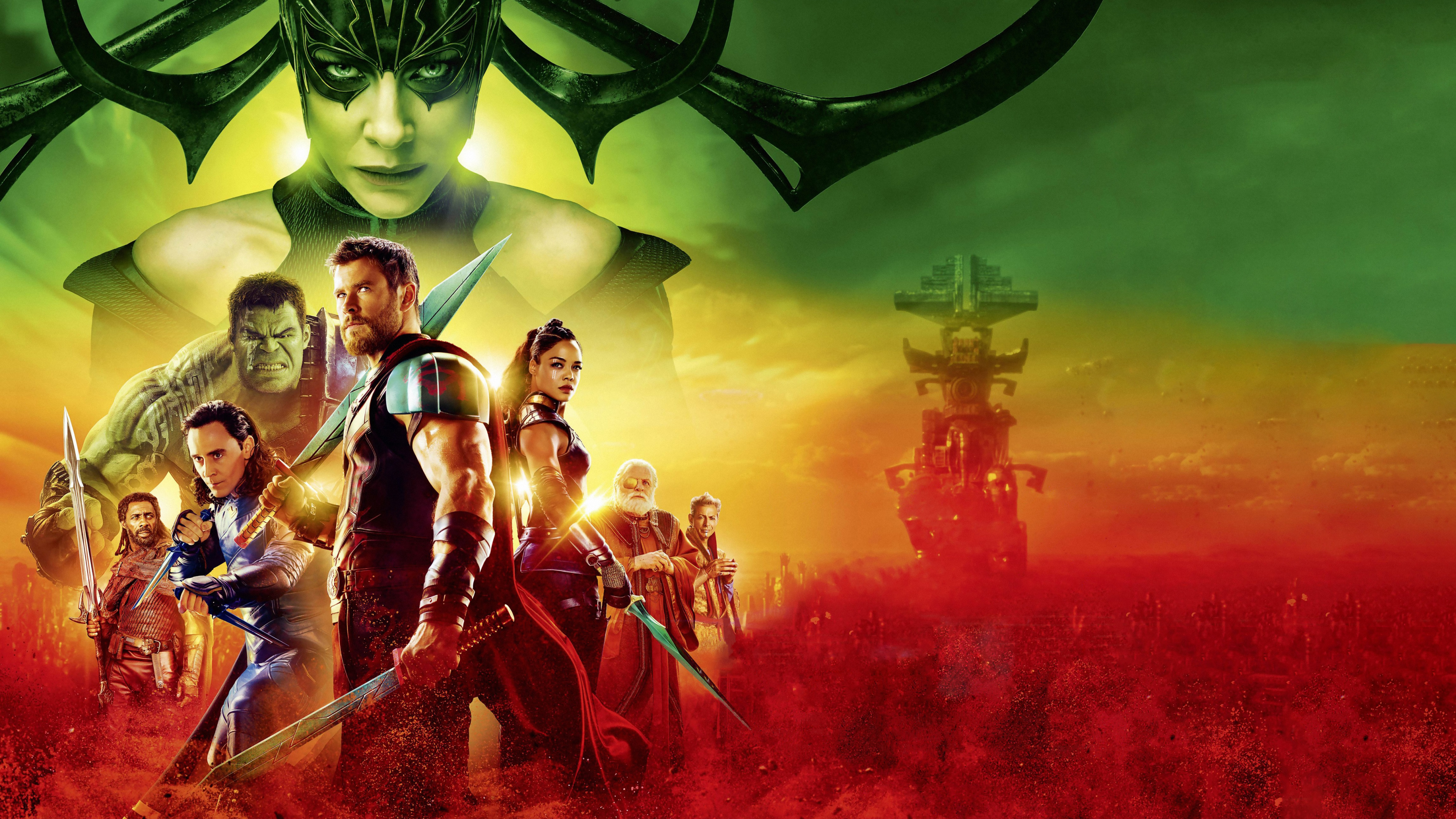 Обои Тор Рагнарок, Крис Хемсворт, ТОР, marvel, мифология в разрешении 3840x2160