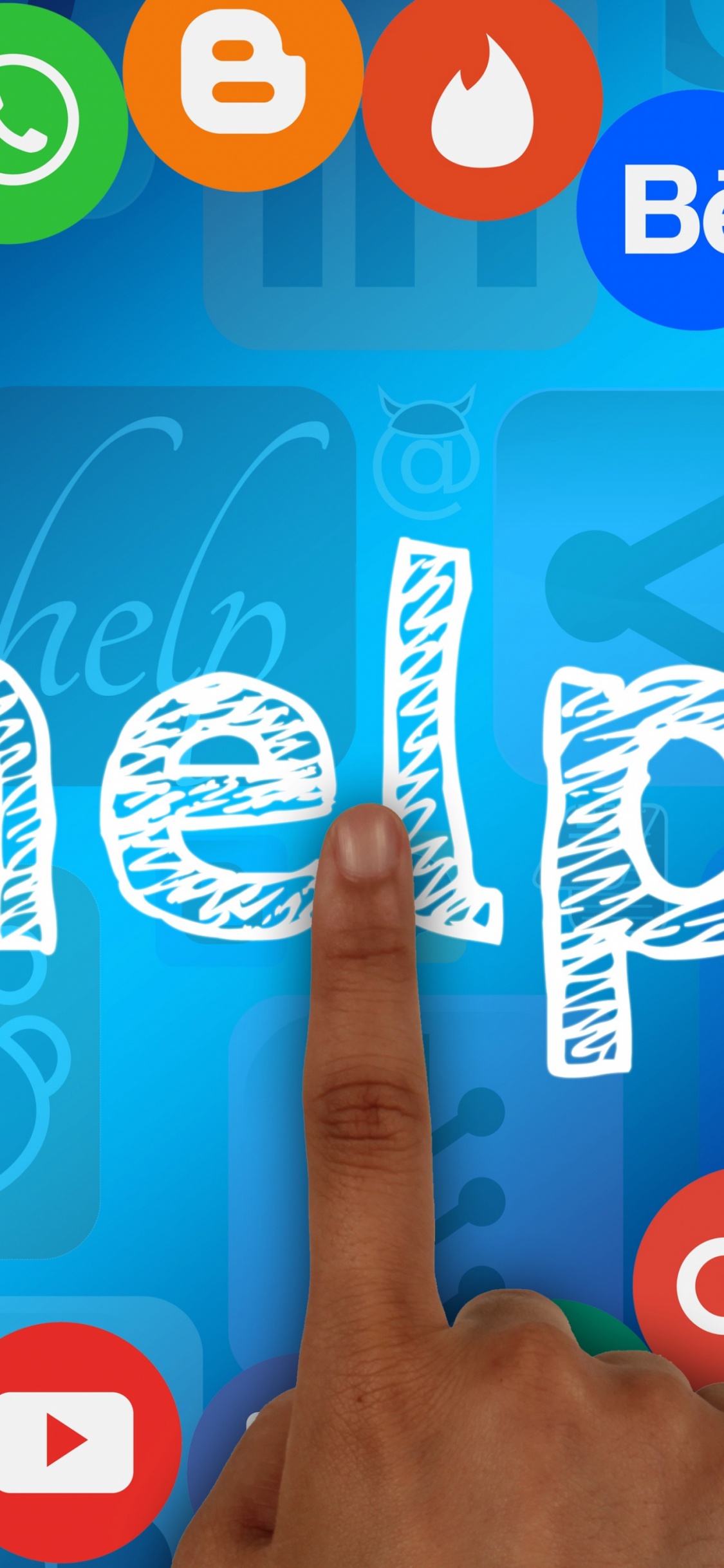 Обои социальные сети, пресса, Маркетинг, икона, гаджет в разрешении 1125x2436