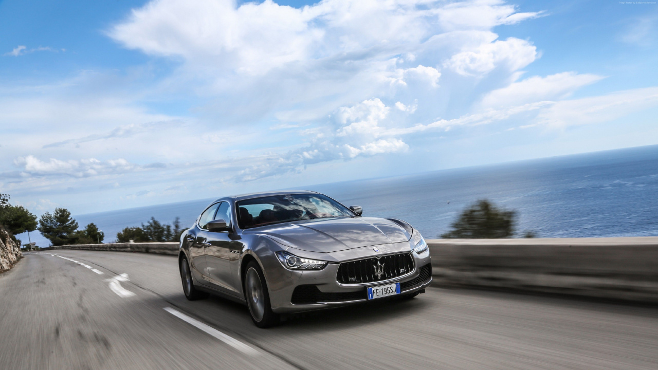 Обои 2017 Мазерати гибли, Мазерати, авто, maserati granturismo, личный роскошный автомобиль в разрешении 1280x720