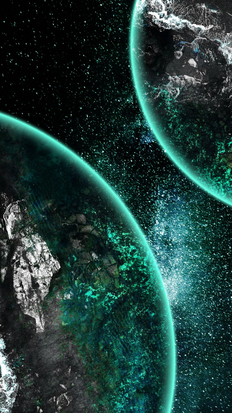 Обои атмосфера, висгун - социальная сеть, природный ландшафт, астрономический объект, арт в разрешении 750x1334