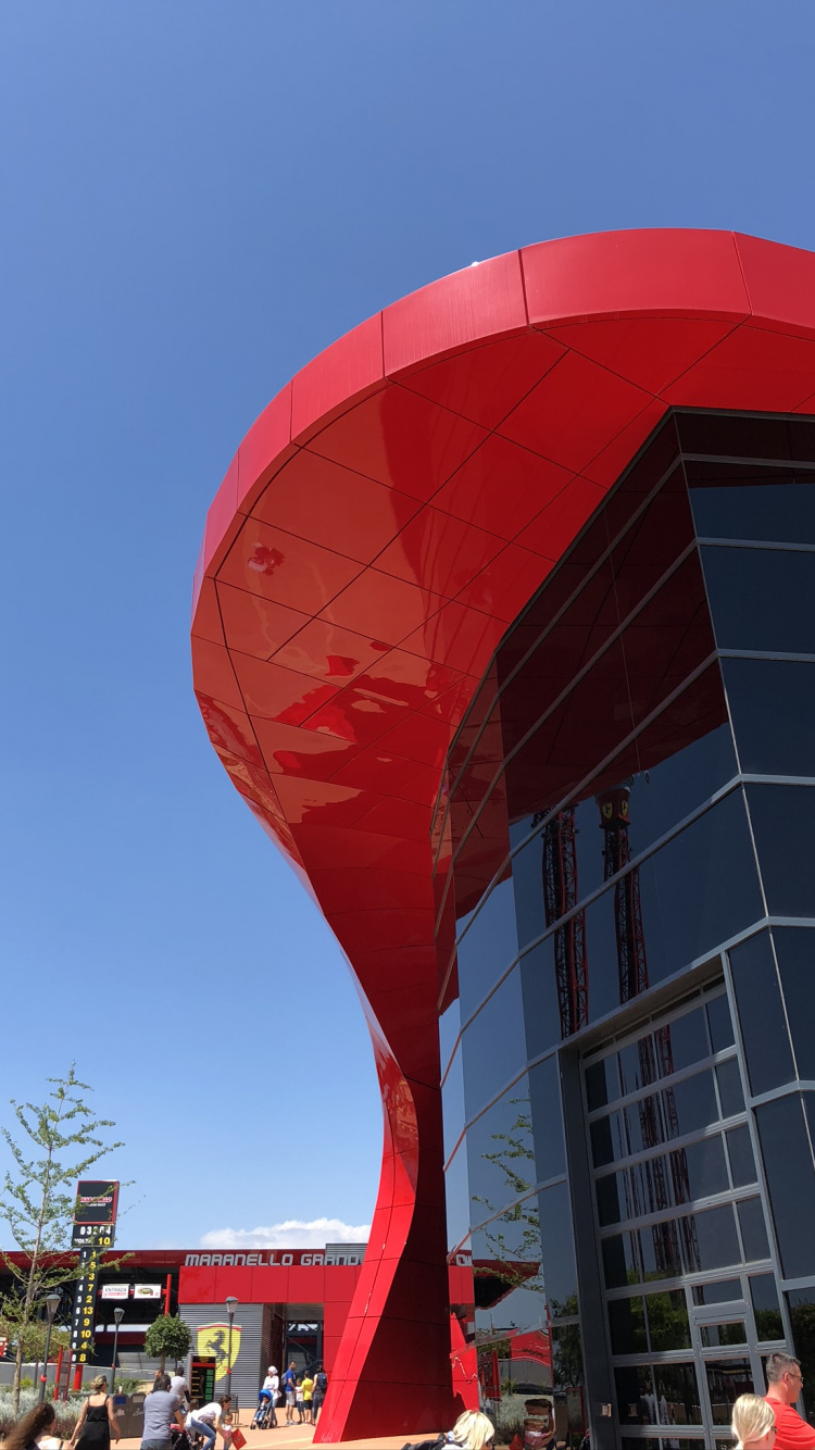 Обои ориентир, архитектура, красный цвет, общественное место, фасад в разрешении 750x1334