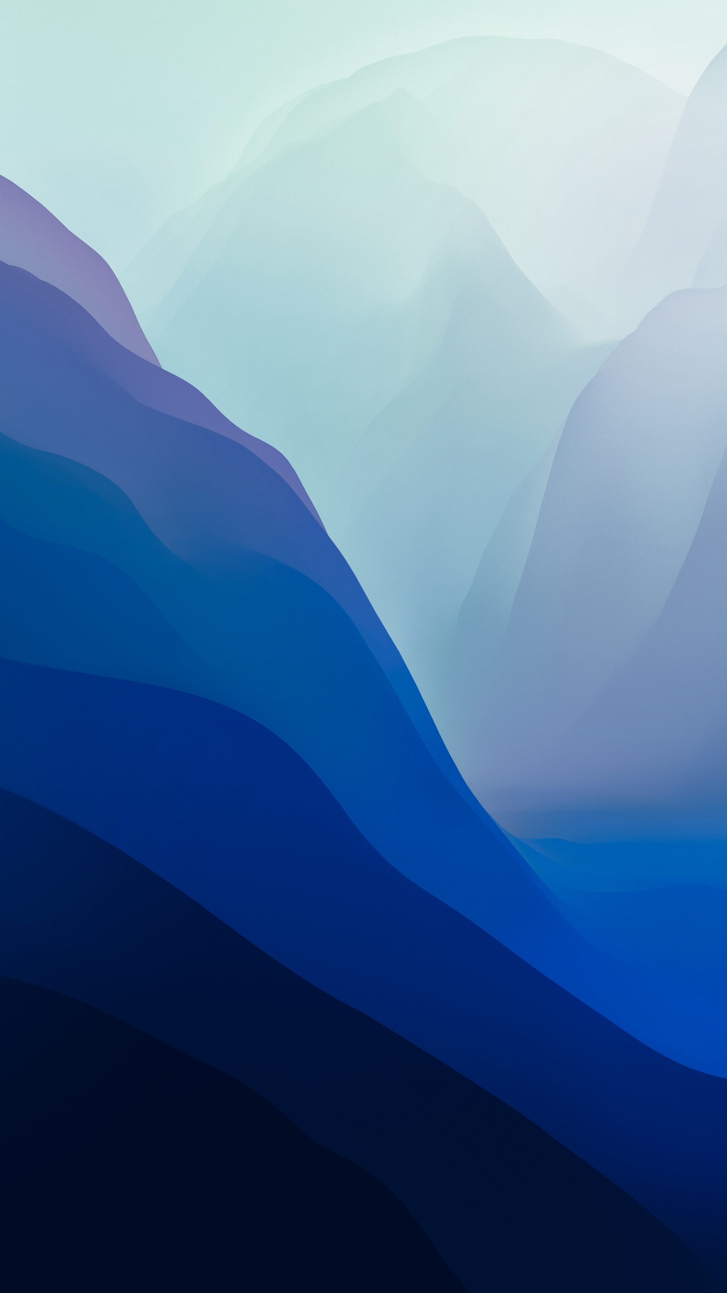 Обои macOS 12 Monterey Blue Modd – Official Stock Wallpaper 6K Resolution! (Light) в разрешении 1440x2560