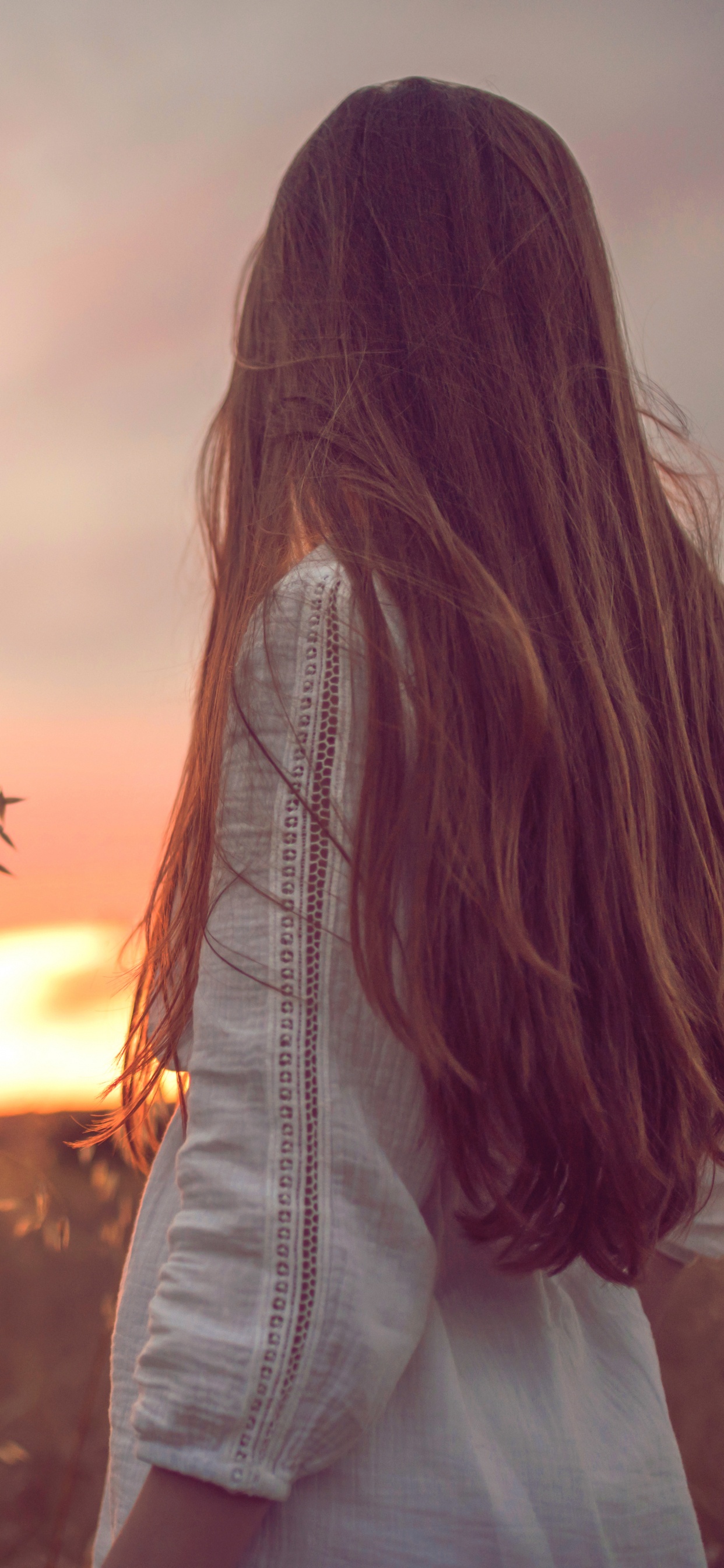 Обои волосы, Люди в природе, длинные волосы, красота, солнечный свет в разрешении 1242x2688