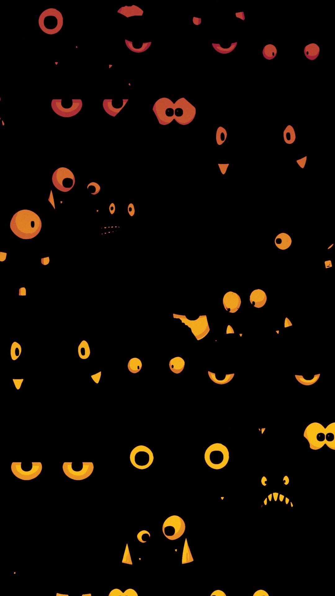 Обои узор, ночь, математика, арт, круг в разрешении 1080x1920