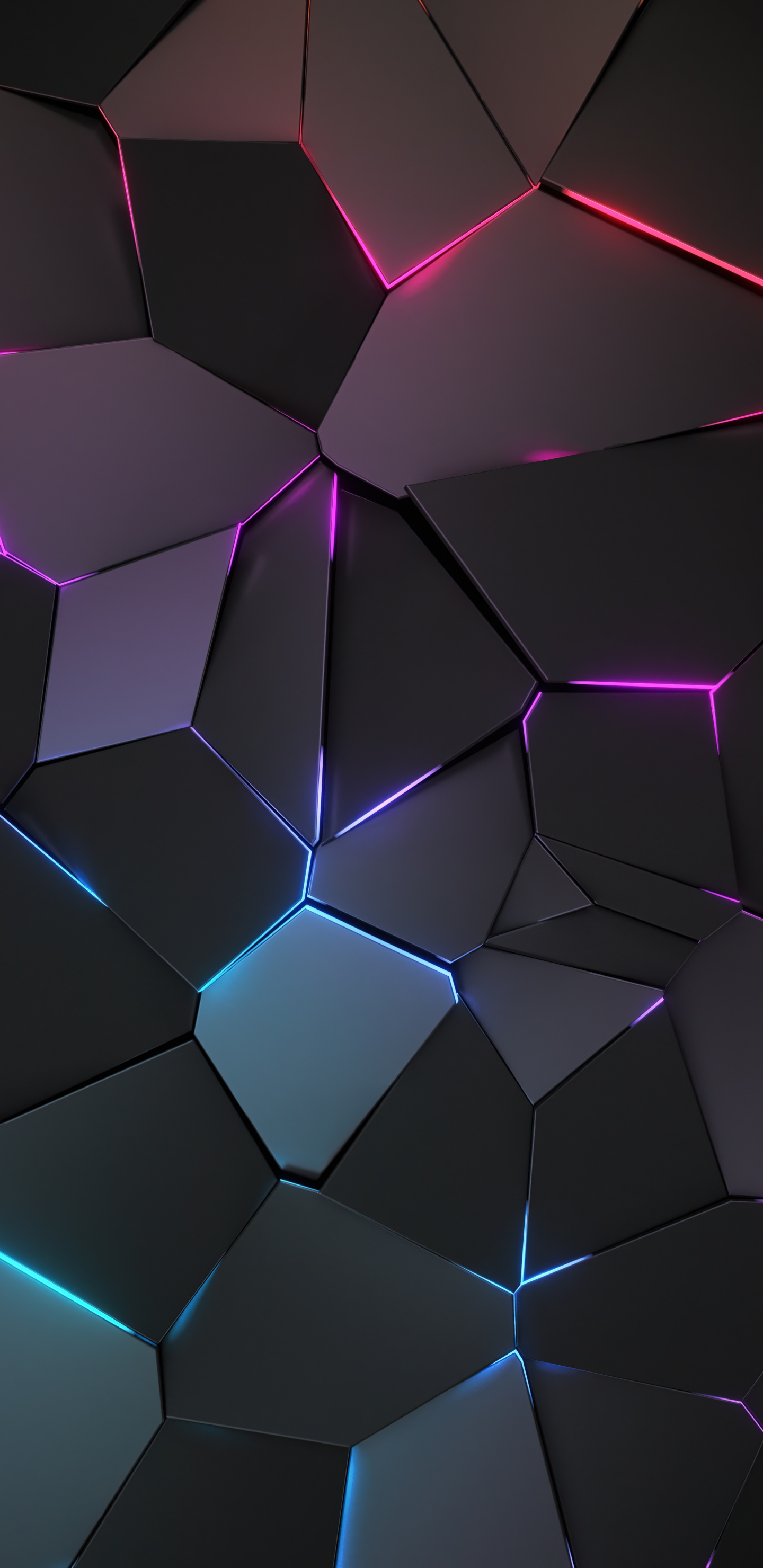 Обои трех мерное пространство, пурпур, треугольник, Фиолетовый, материальное свойство в разрешении 1440x2960