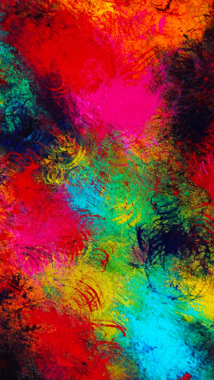 Обои живопись, рисование, абстрактное искусство, арт, цифровое искусство в разрешении 720x1280