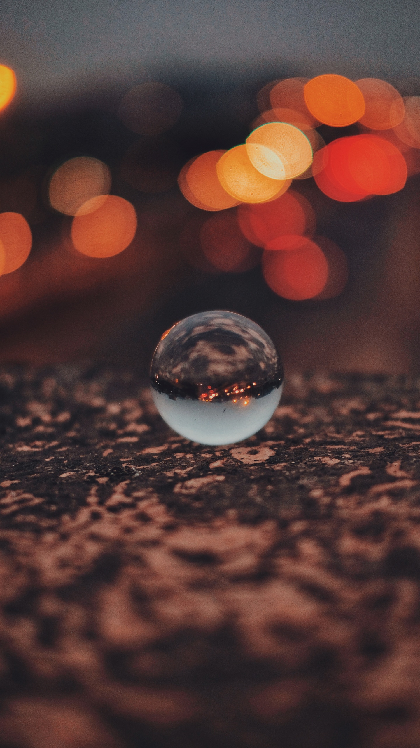 Обои свет, Апельсин, освещение, вода, облако в разрешении 1440x2560