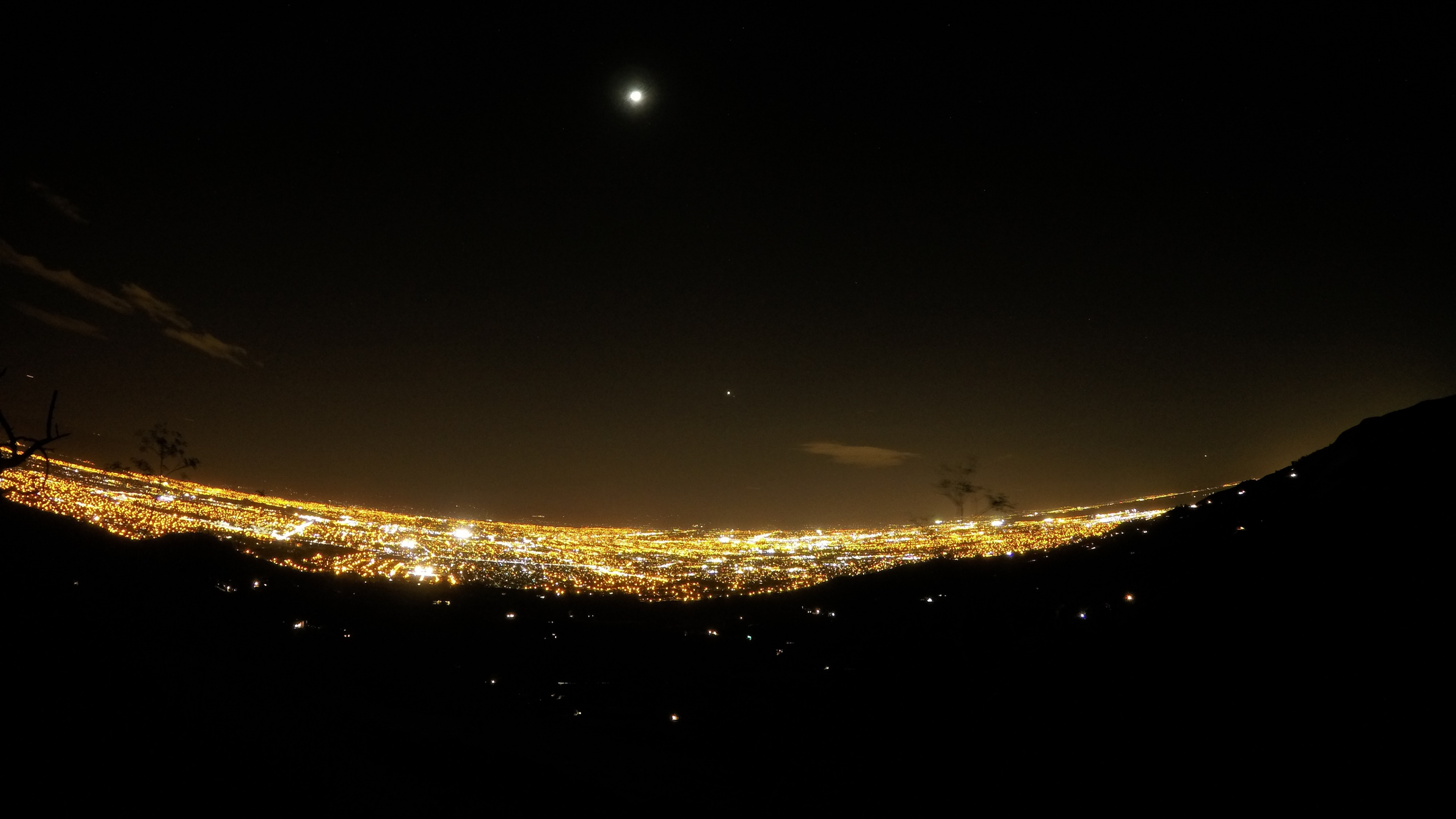 Обои ночь, астрономический объект, свет, небесное явление, атмосфера в разрешении 3840x2160