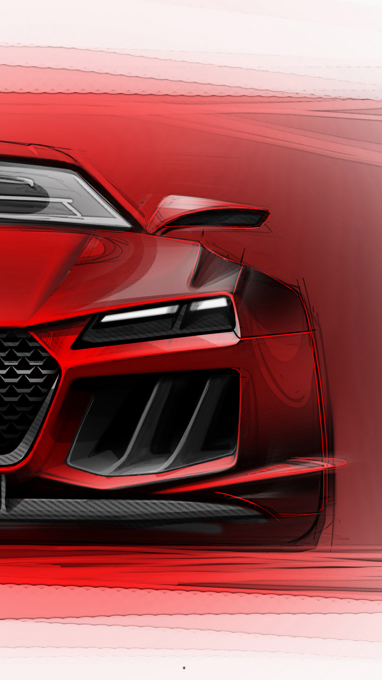 Обои audi quattro концепт, audi, авто, audi e-tron, спорткар в разрешении 750x1334