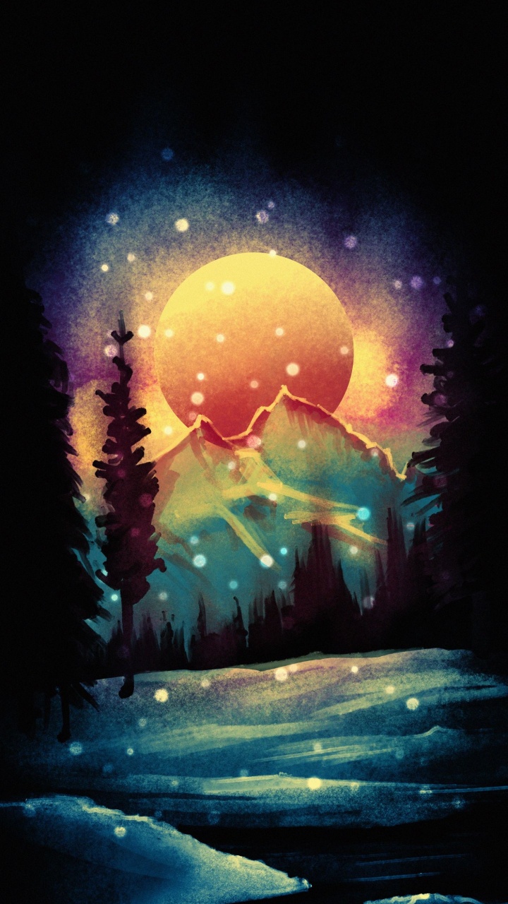 Обои природа, земля, арт, атмосфера, мир в разрешении 720x1280