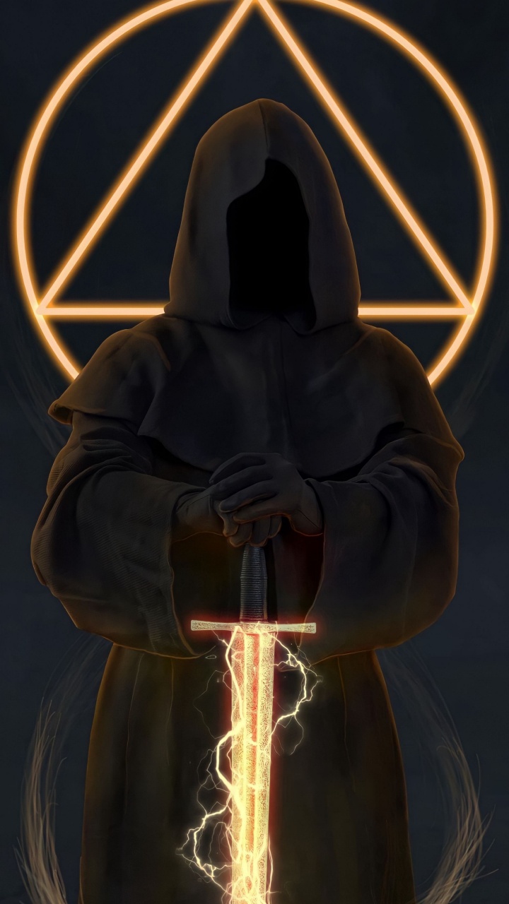 Обои свет, маньяки эльфы, освещение, арт, симметрия в разрешении 720x1280