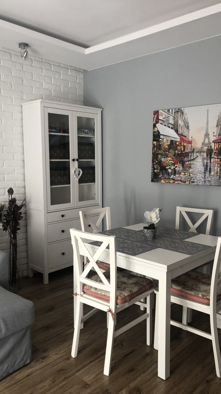 Обои обеденная комната, гостиная комната, стена, этаж, древесина в разрешении 750x1334