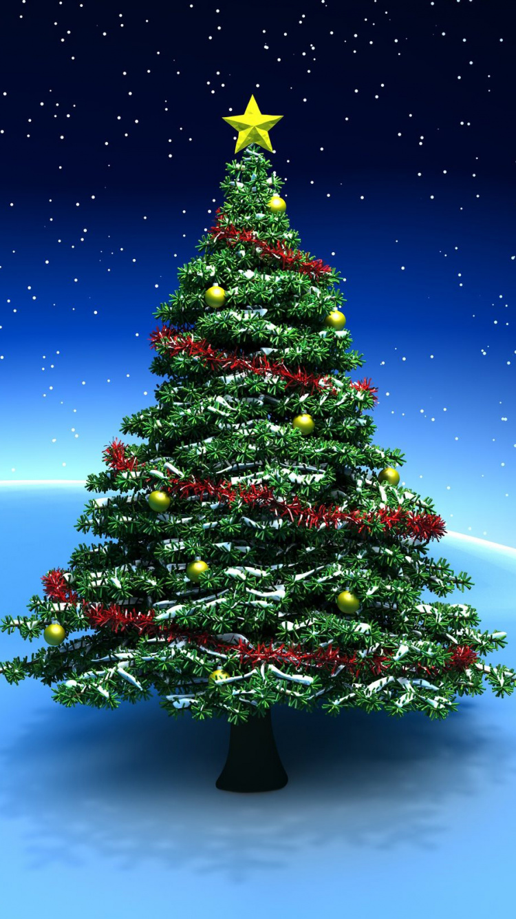 Обои Новый год, Рождественский день, елка, дерево, Рождество в разрешении 750x1334