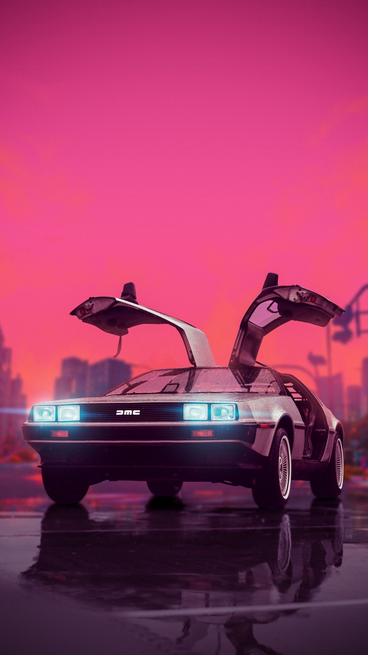 Обои отражение, легковые автомобили, Залетные Птицы, шина, колесо в разрешении 720x1280