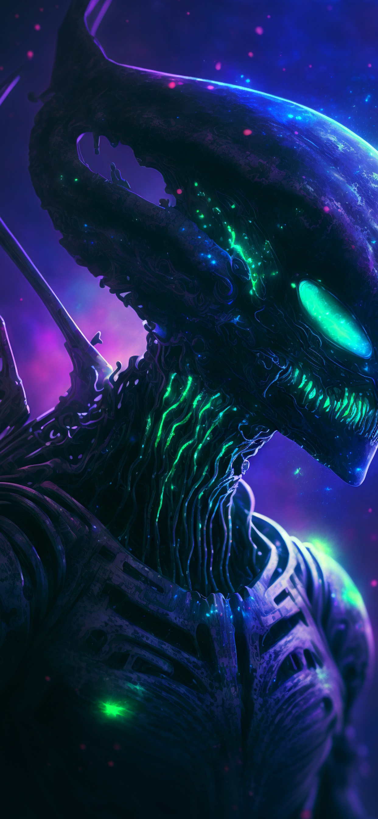 Обои темнота, суперзлодей, анимация, ночь, сверхъестественное существо в разрешении 1242x2688