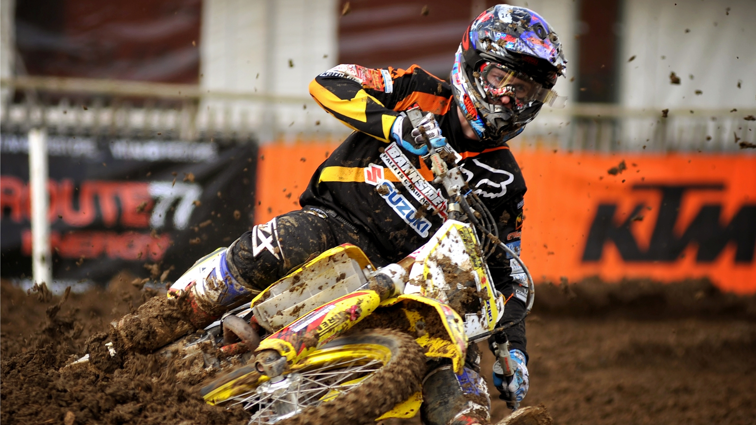 Обои мотокросс, гонки на мотоциклах, гоночный, автогонки, Фристайл мотокросс в разрешении 2560x1440