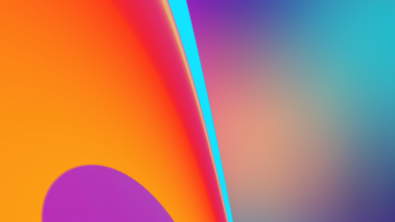 Обои цвет полный, цвет, Апельсин, красочность, пурпурный цвет в разрешении 1366x768