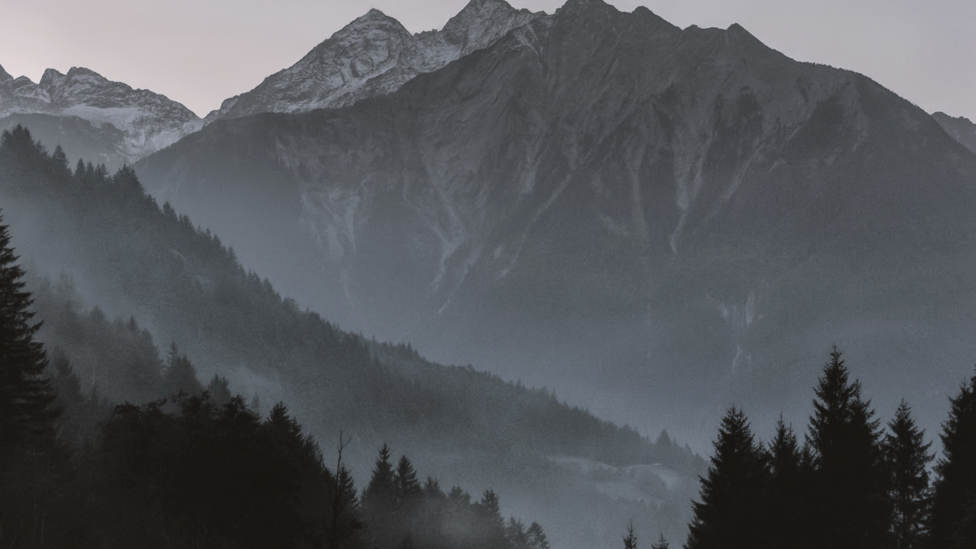 Обои часовая башня, soundcloud, облако, гора, атмосфера в разрешении 1920x1080