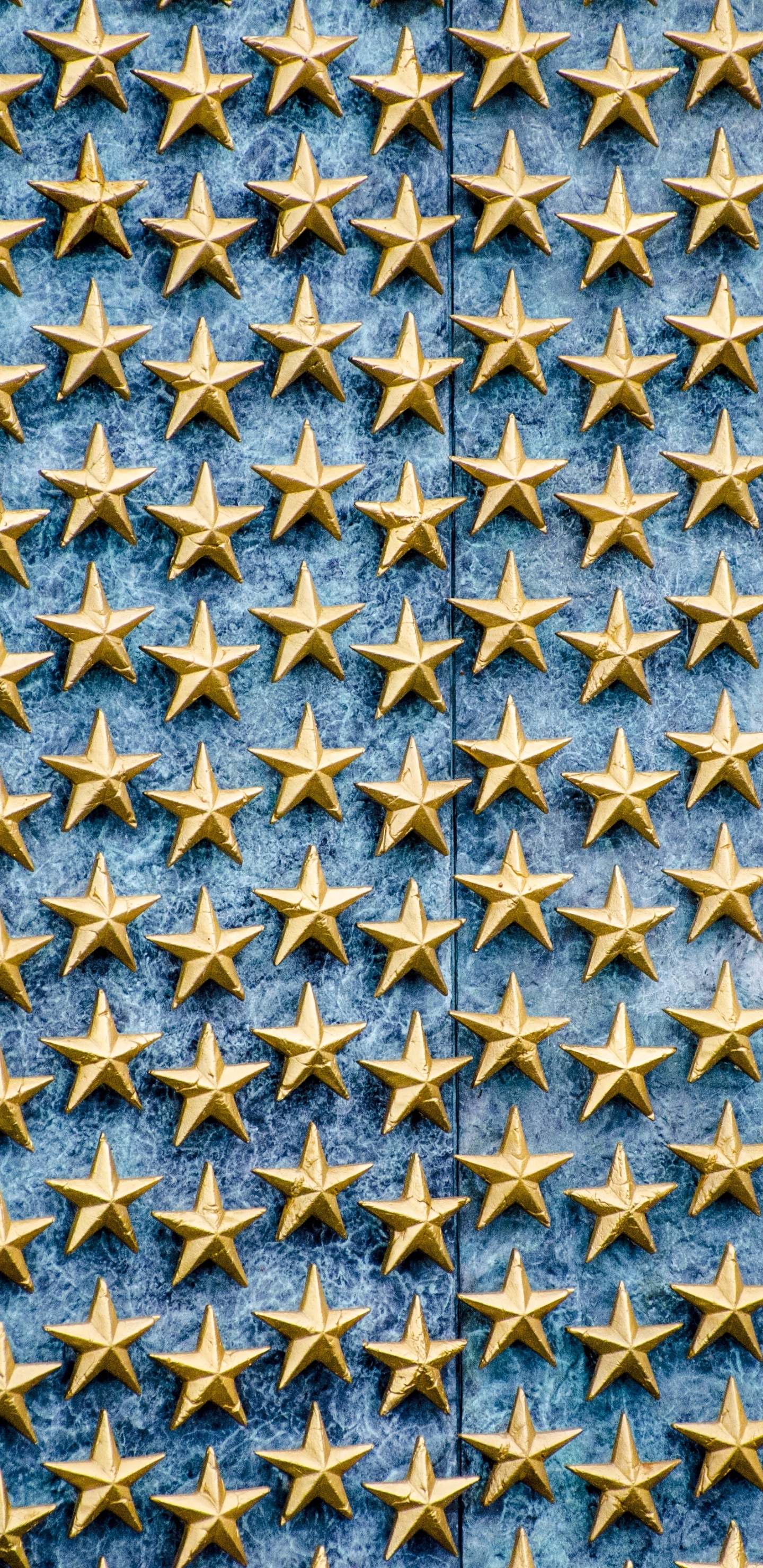 Обои узор, синий, симметрия, дизайн, ткань в разрешении 1440x2960