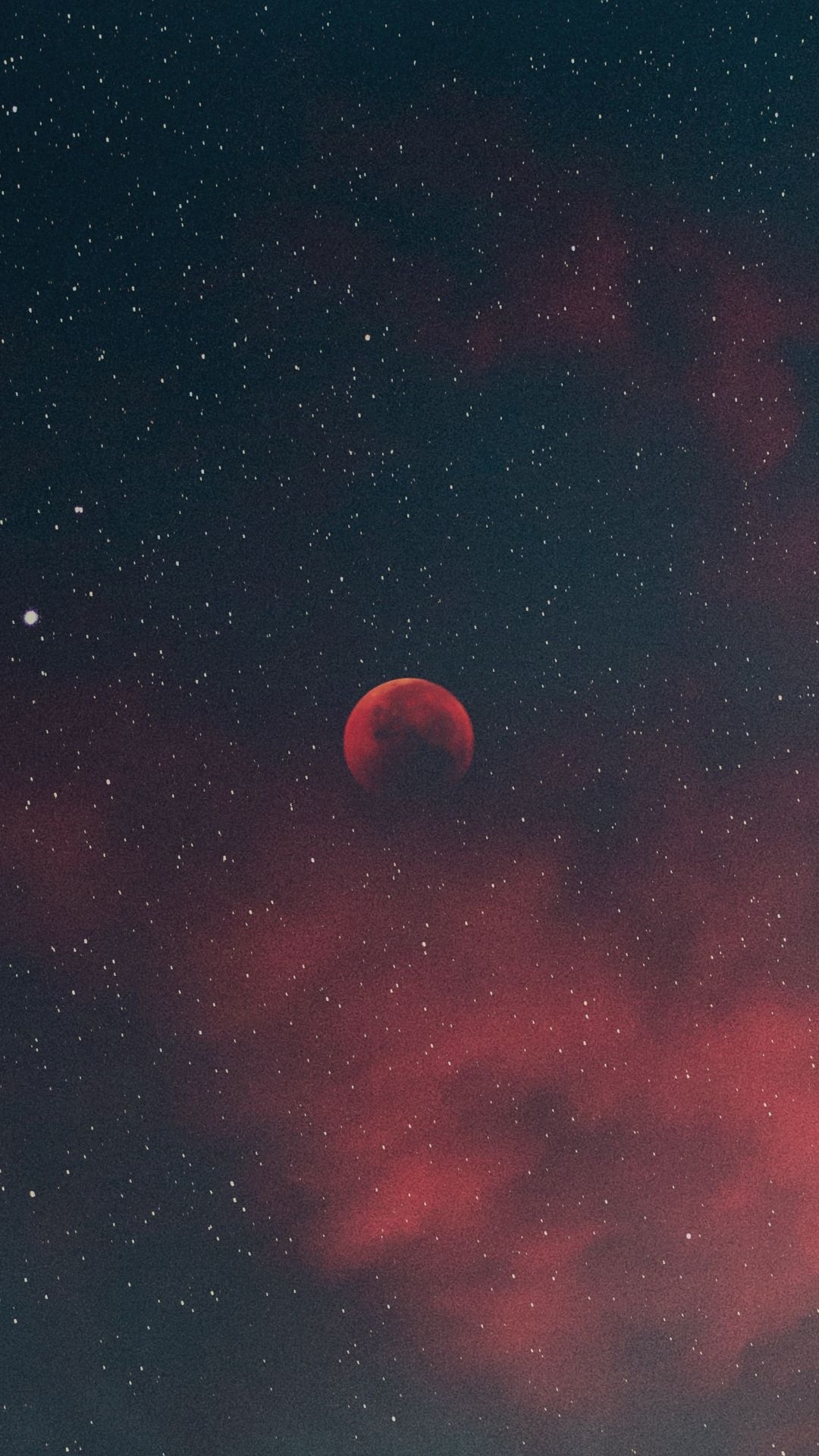 Обои луна, Января 2018 года лунное затмение, природный ландшафт, астрономический объект, Галактика в разрешении 1080x1920