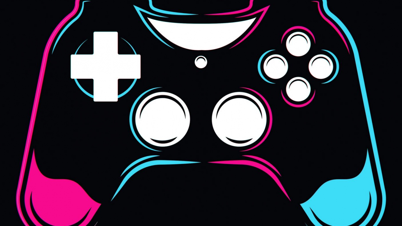 Обои playstation 5, геймер, майнкрафт, xbox live, джойстик в разрешении 1366x768