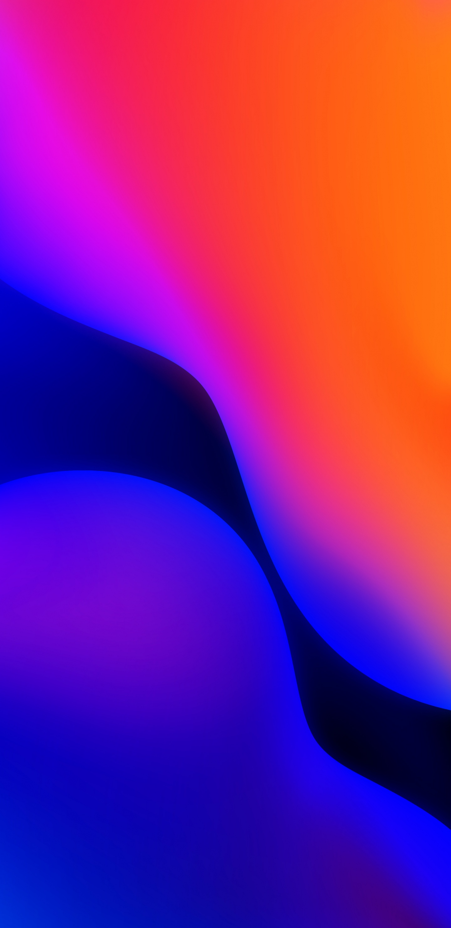 Обои круг, графический дизайн, красочность, пурпур, жидкий в разрешении 1440x2960