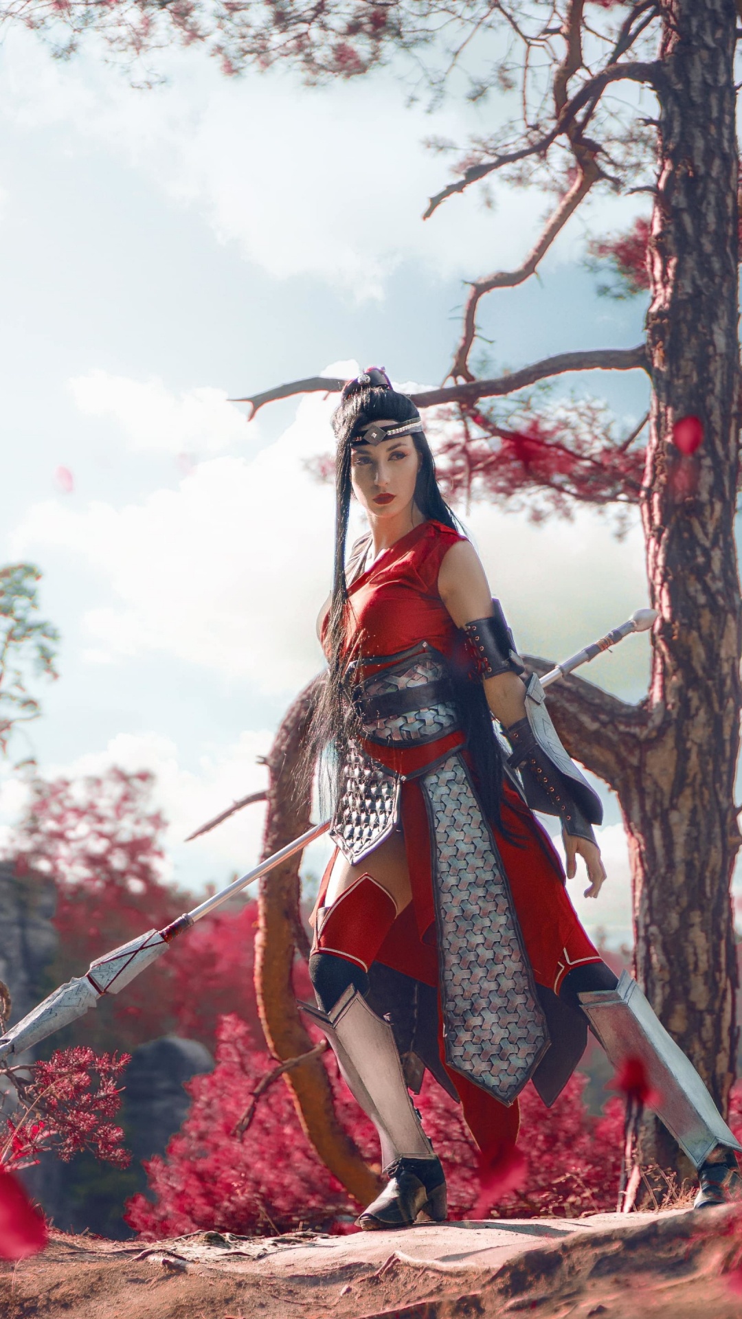 Обои облако, растение, цветок, Люди в природе, прут в разрешении 1080x1920