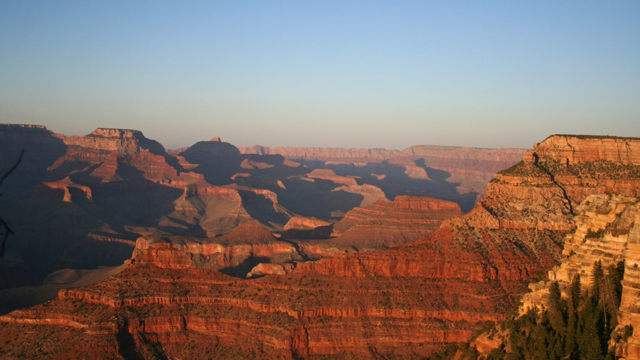 Обои национальный парк Гранд каньон, национальный парк, каньон, бесплодные земли, формирование в разрешении 1280x720