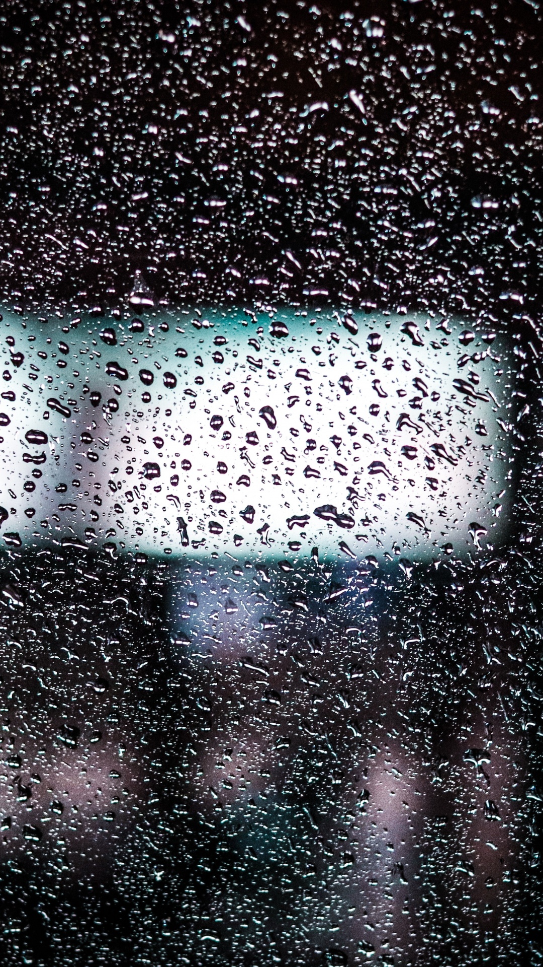 Обои синий, дождь, вода, падение, осаждение в разрешении 1080x1920