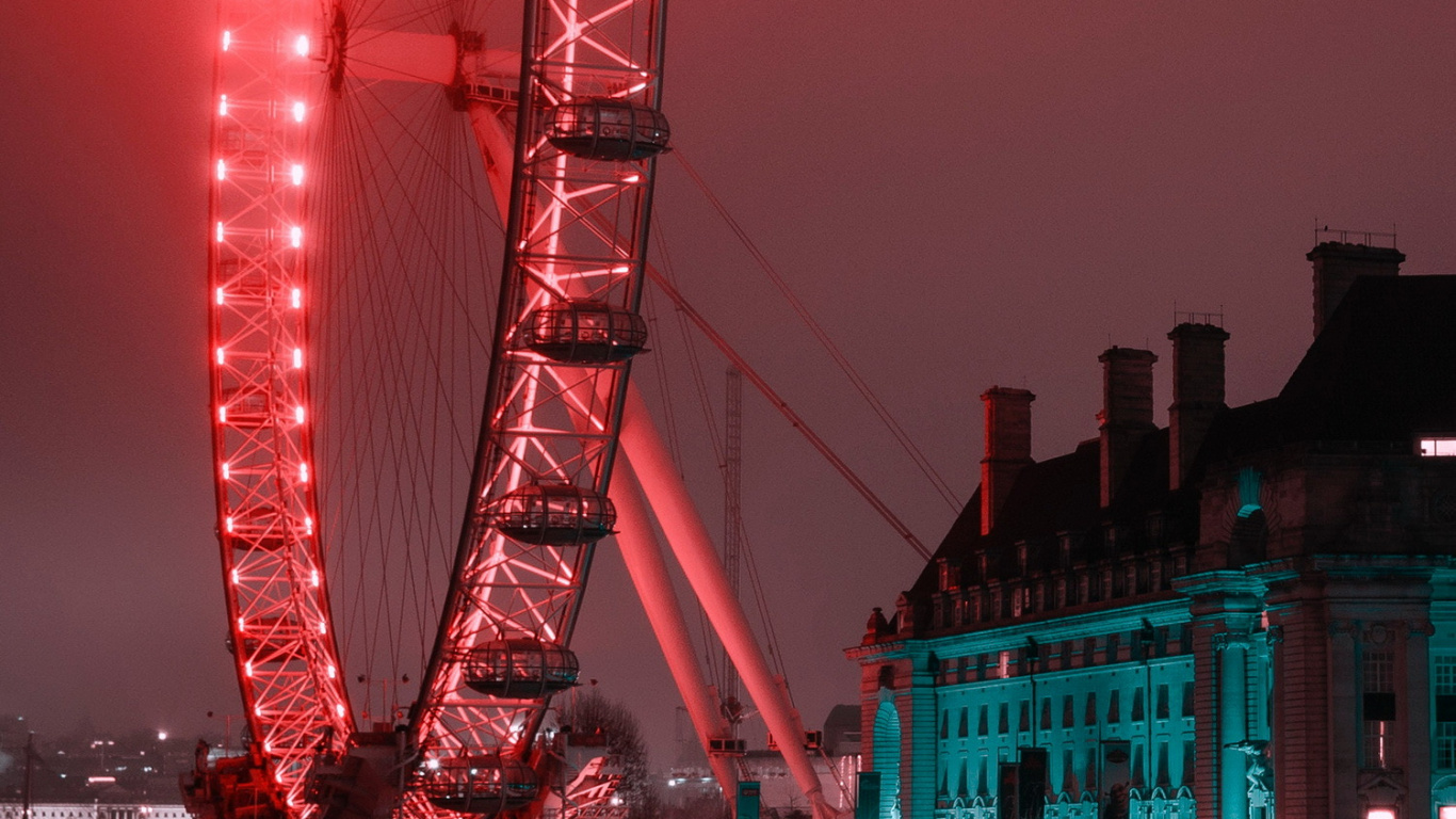 Обои арт, рисование, постер, живопись, планшет в разрешении 1366x768