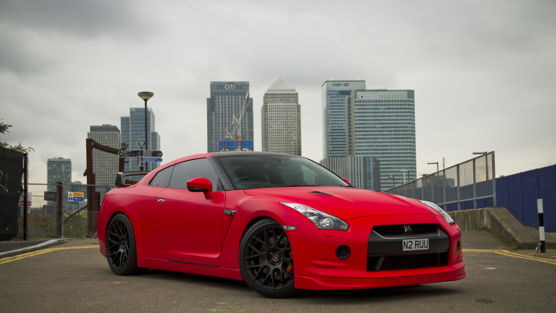 Обои Кэнэри-Уорф, Ниссан скайлайн гтр, Toyota Supra, авто, спортивный автомобиль в разрешении 1920x1080